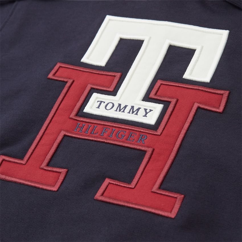 Tommy Hilfiger Sweatshirts 28187 LUX MONOGRAM HOODY NAVY