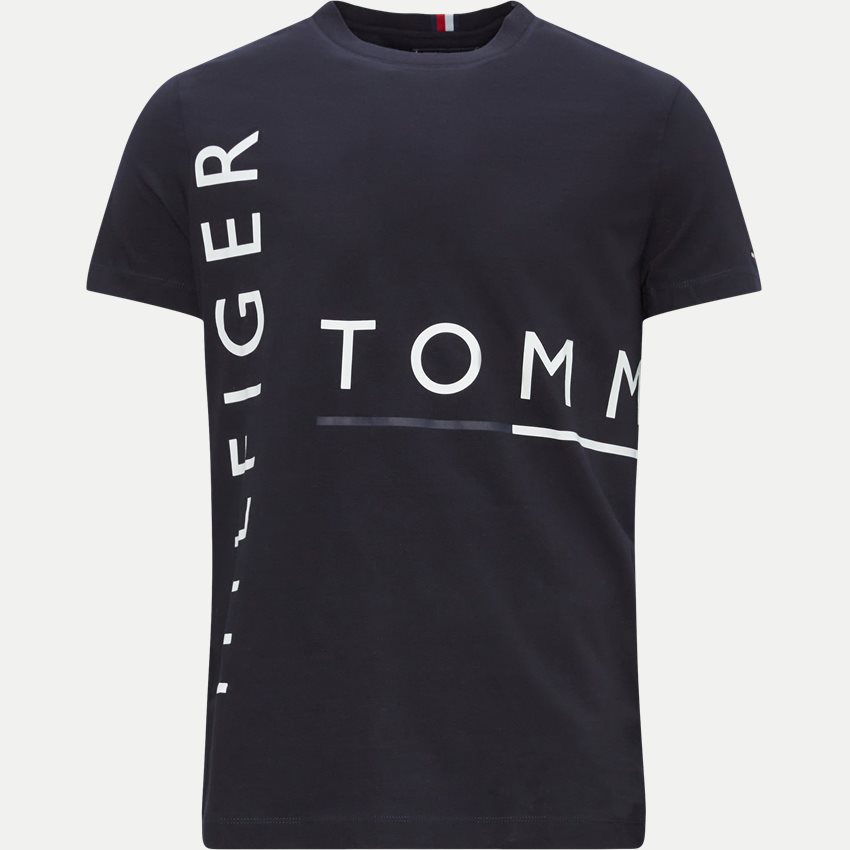 loop Uredelighed Kabelbane 28786 GRAPHIC OFF PLACEMENT TEE T-shirts NAVY from Tommy Hilfiger 40 EUR