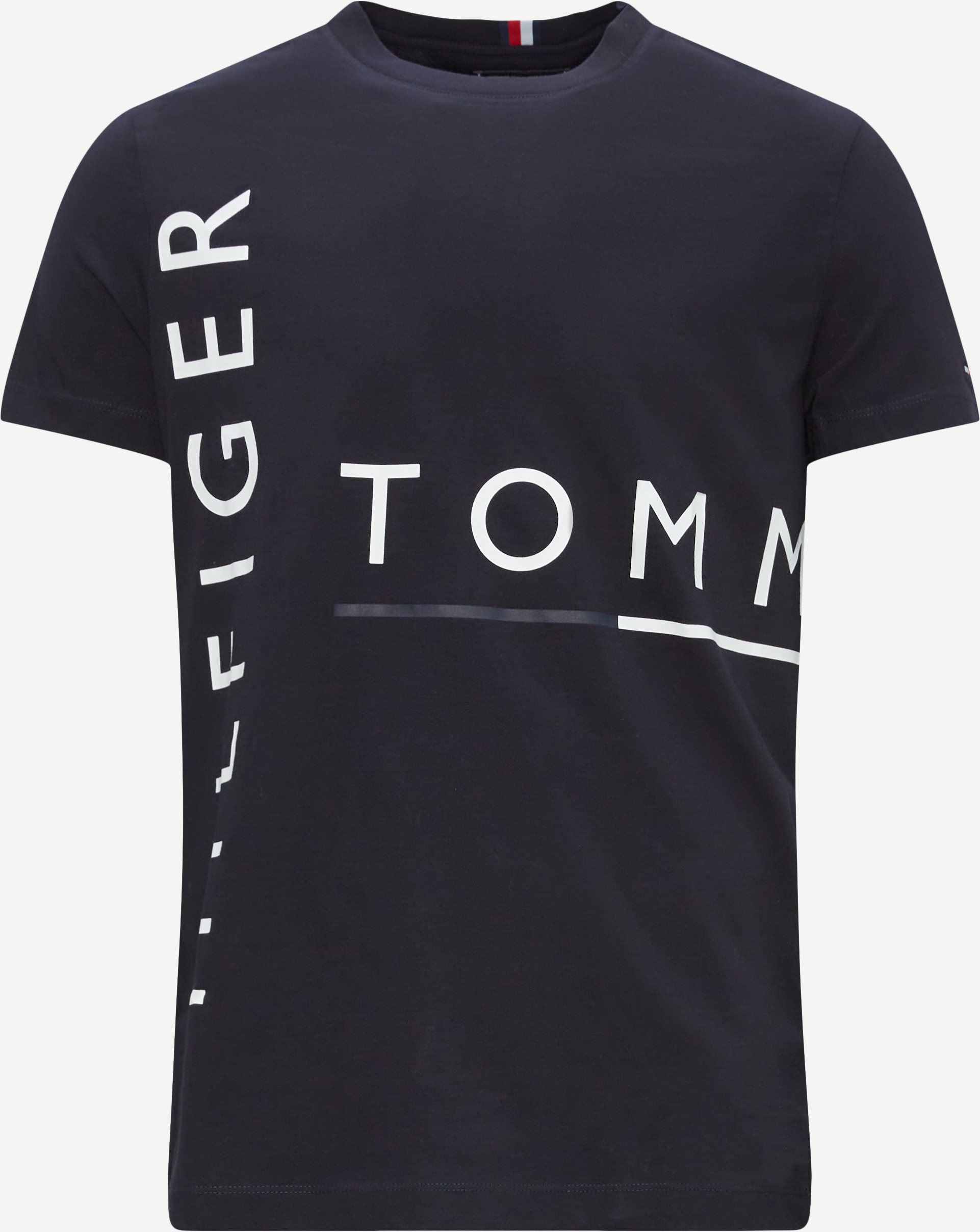 Tommy Hilfiger T-shirts 28786 GRAPHIC OFF PLACEMENT TEE Blå