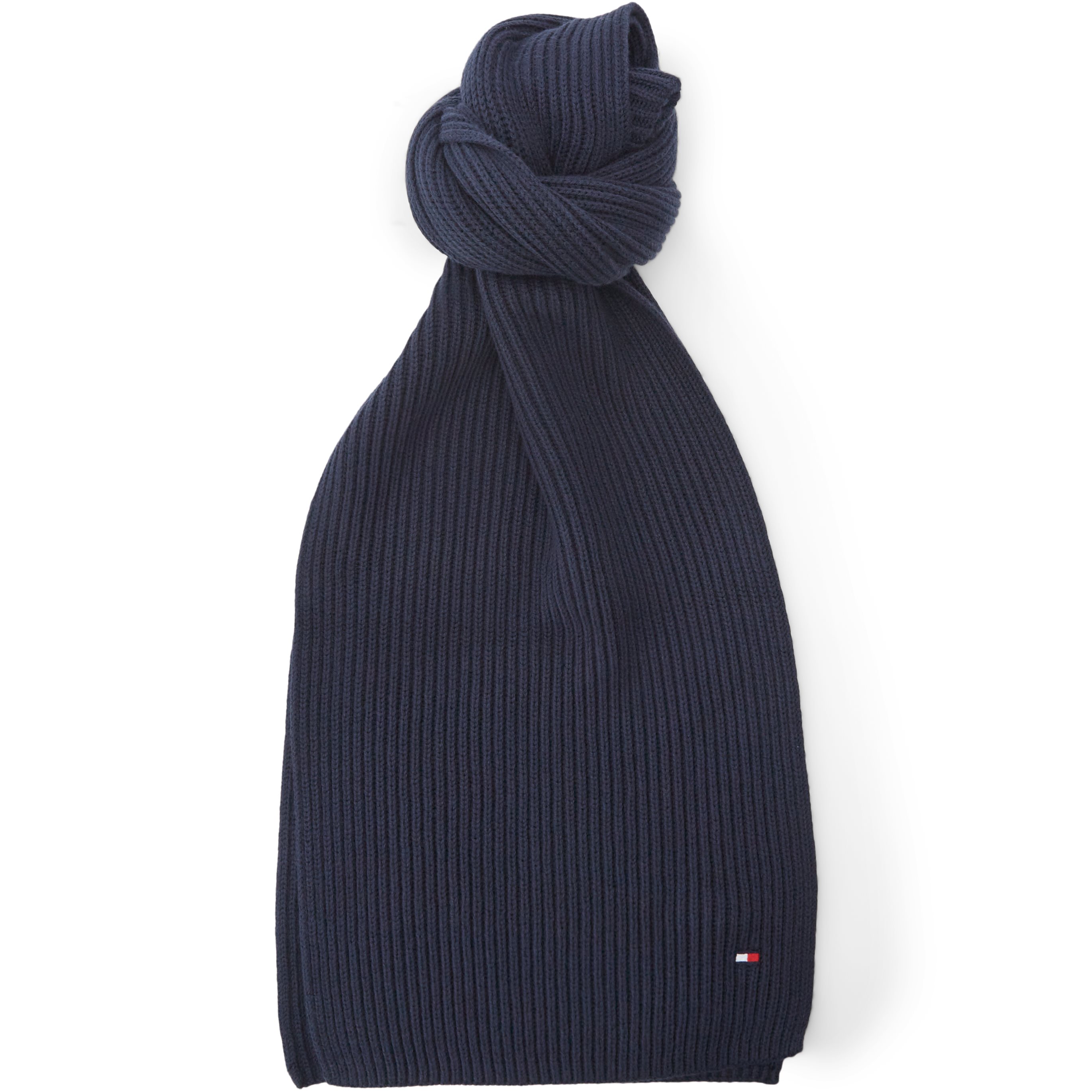 Tommy Hilfiger essential flag knitted scarf Noir - Accessoires