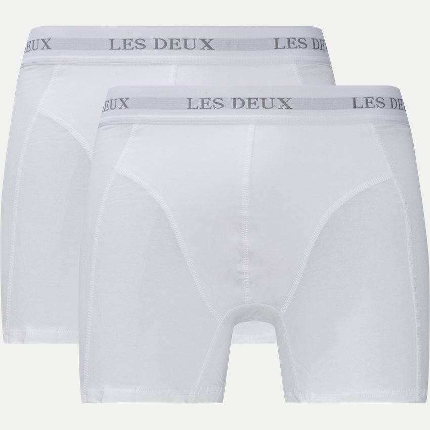 Les Deux Underwear WARREN 2 PACK BOXERS HVID