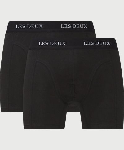 Les Deux Underwear WARREN 2 PACK BOXERS Black