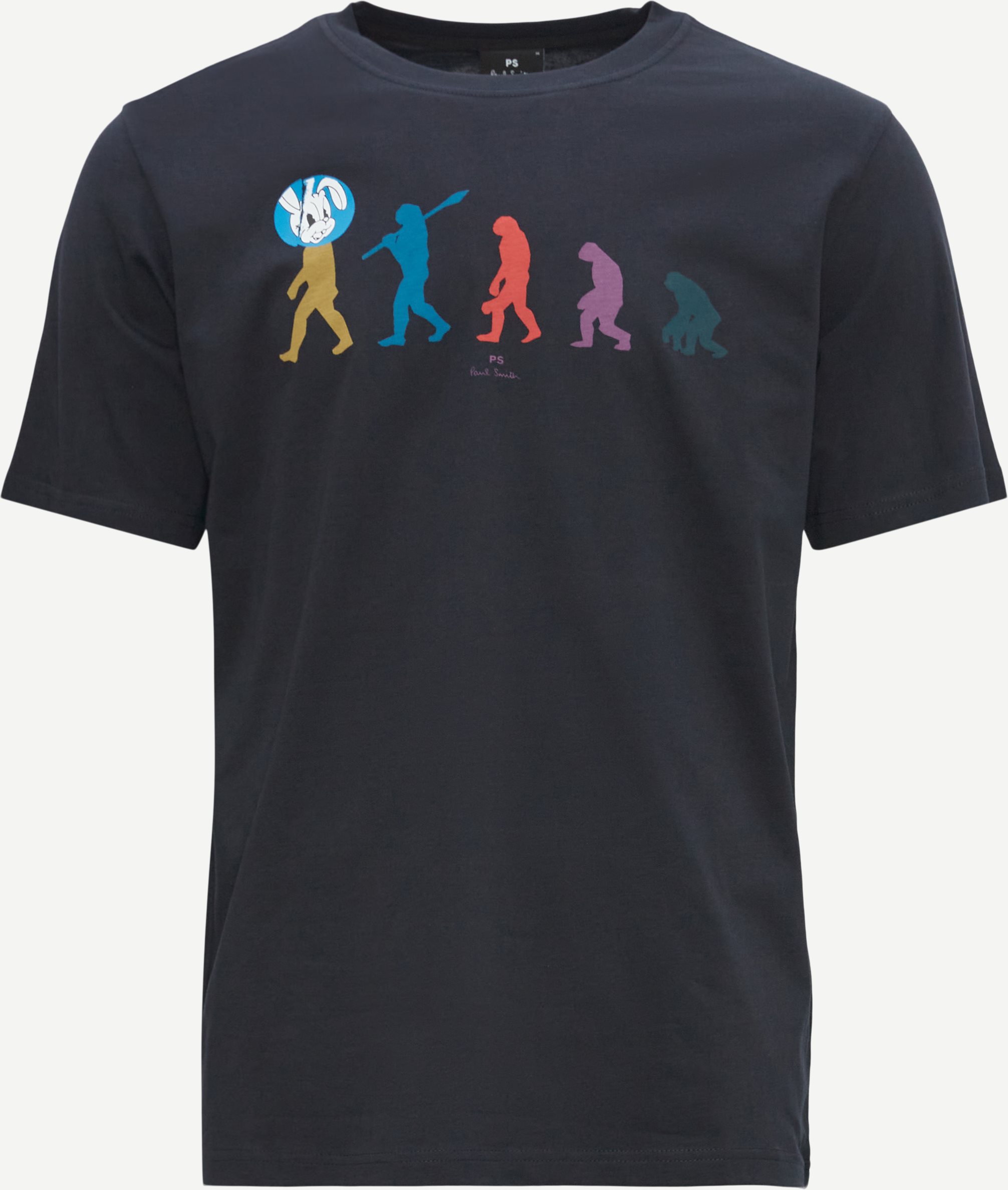 PS Paul Smith T-shirts 011R-JP3509 EVOLUTION Blue