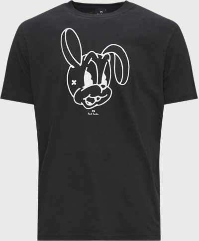 PS Paul Smith T-shirts 011R-JP3505 RABBIT Black
