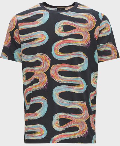 PS Paul Smith T-shirts 011R-J21658 MOUNTAIN ROAD Sort