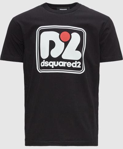Dsquared2 T-shirts S71GD1229 S23009 Sort
