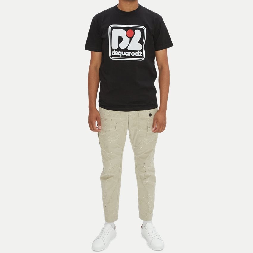 Dsquared2 T-shirts S71GD1229 S23009 SORT
