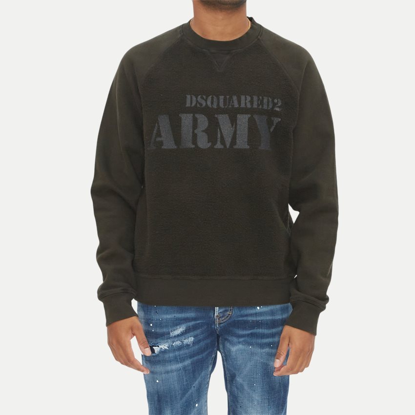 Dsquared2 Sweatshirts S71GU0544 S2556 ARMY