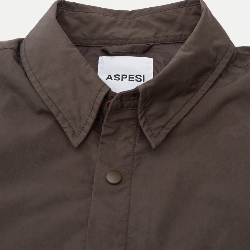Aspesi Shirts 7I29 9972 SORT/BRUN