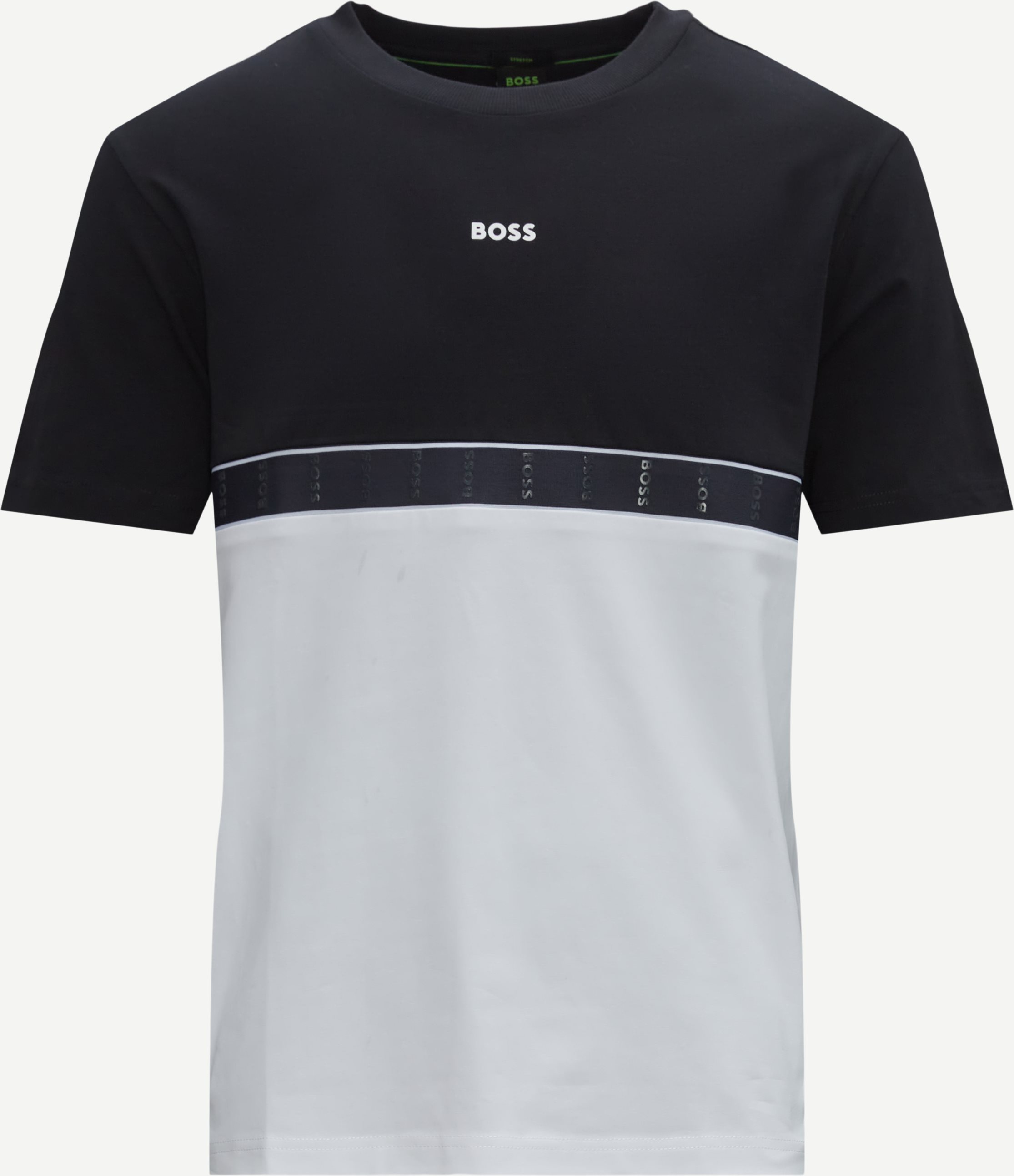 Tape Tee - T-shirts - Regular fit - Blå