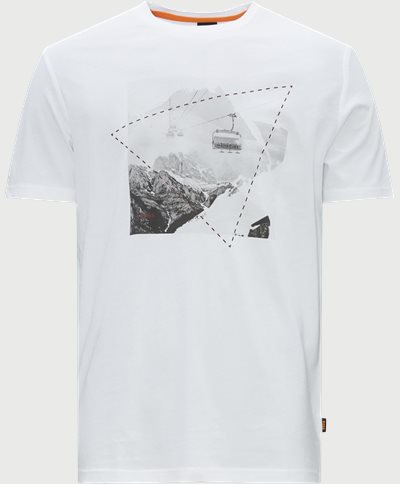 BOSS Casual T-shirts 50478791 TEETUNED 1 Hvid