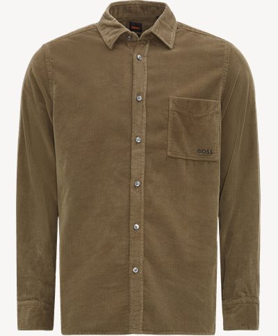 Elegant velvet shirt Regular fit | Elegant velvet shirt | Army