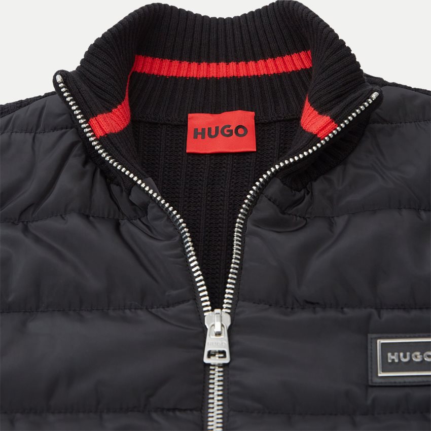 HUGO Knitwear 50474818 SCABRO SORT