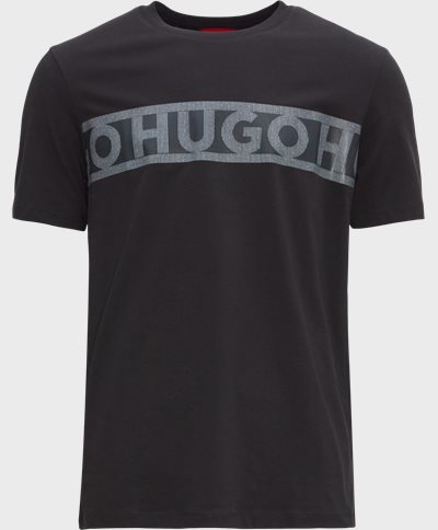 HUGO T-shirts 50475339 DINOTTO Sort