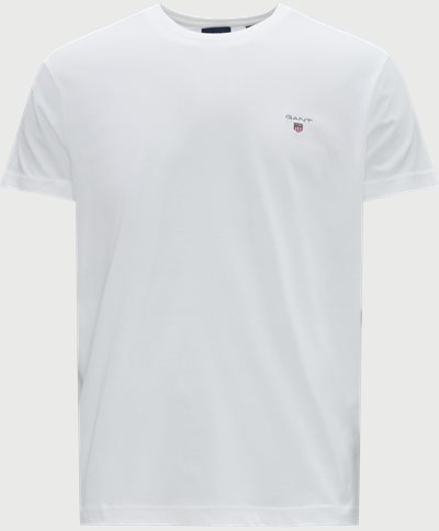 Gant T-shirts ORIGINAL SS T-SHIRT 234100. White