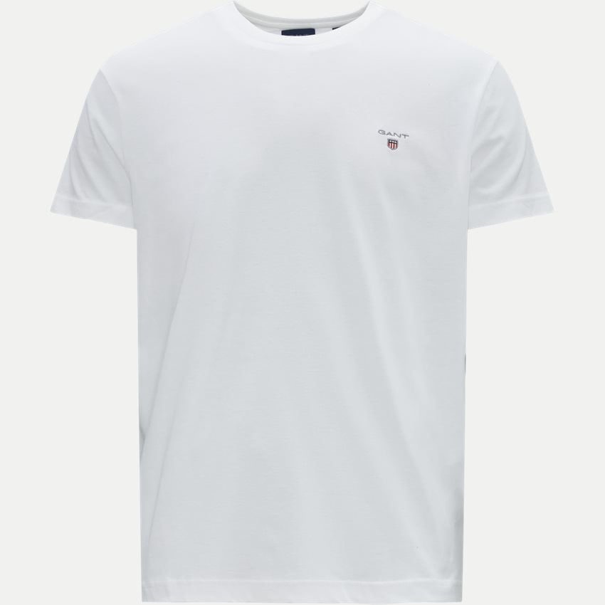 Gant T-shirts ORIGINAL SS T-SHIRT 234100. WHITE