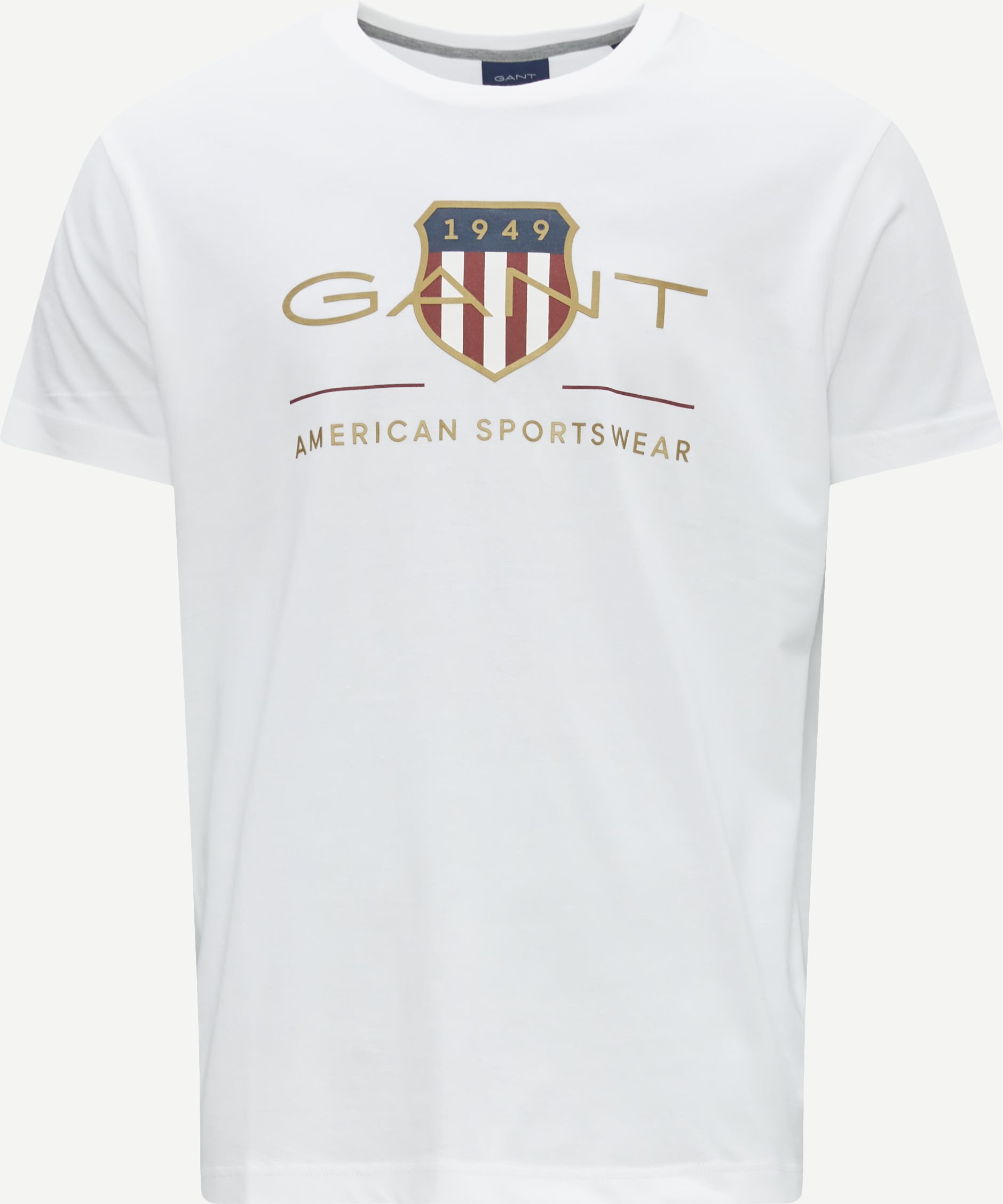 Gant T-shirts D2. ARCHIVE SHIELD SS T-SHIRT 2003099 Hvid