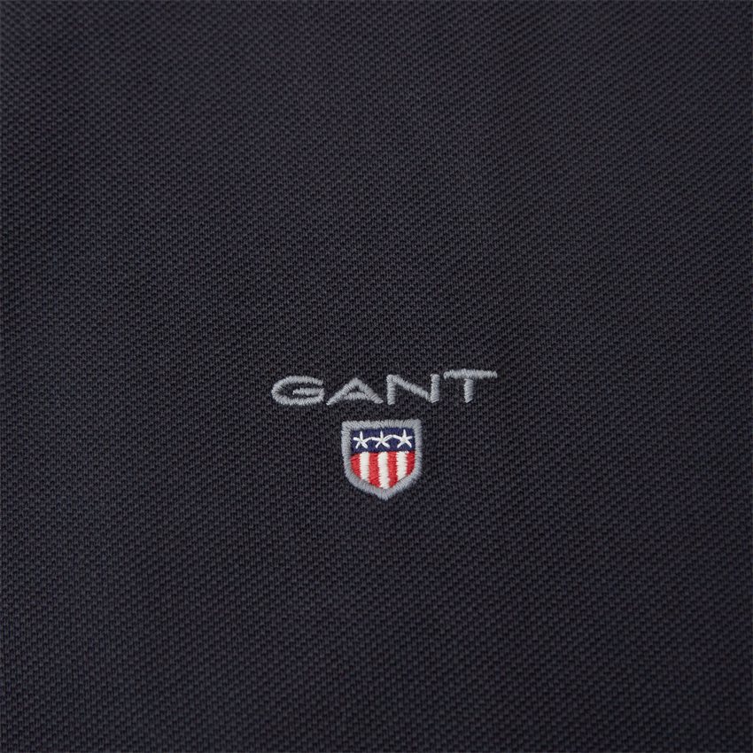 Gant T-shirts ORIGINAL PIQUE LS RUGGER 5201 AW22 BLACK