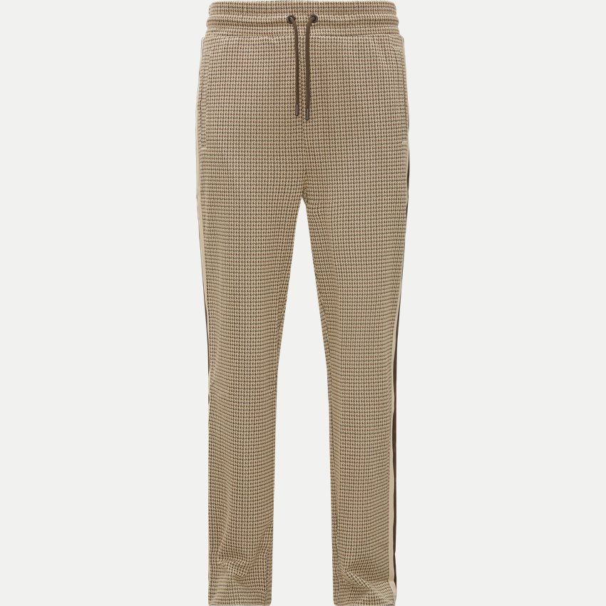 Gant Trousers D1. HOUNDSTOOTH TRACKSUIT TROUSER 2069004 CHOCOLATE