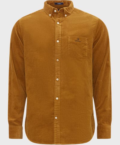 Gant Shirts D1. REG CORDUROY SHIRT BD 3017170 Brown