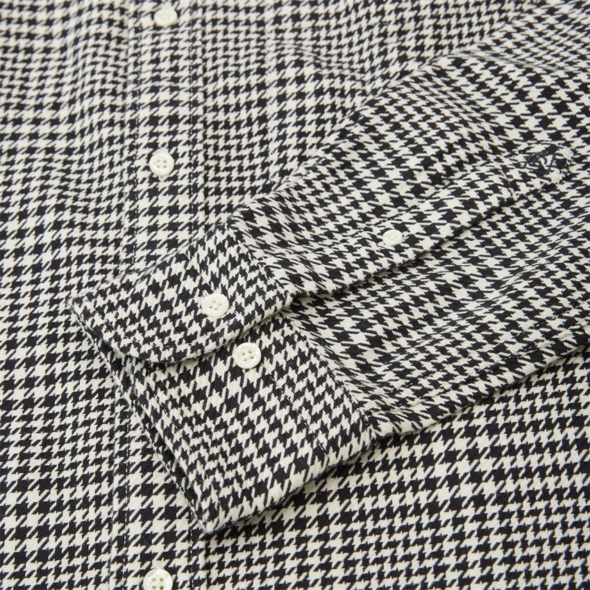 D1. OS COTTON HOUNDSTOOTH SHIRT 3220055 Shirts BLACK from Gant 121 EUR