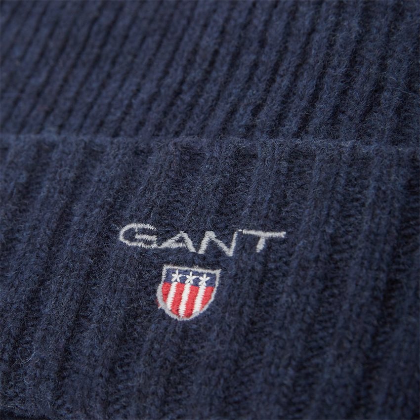 Gant Caps WOOL LINED BEANIE 9910000 AW22 MARINE