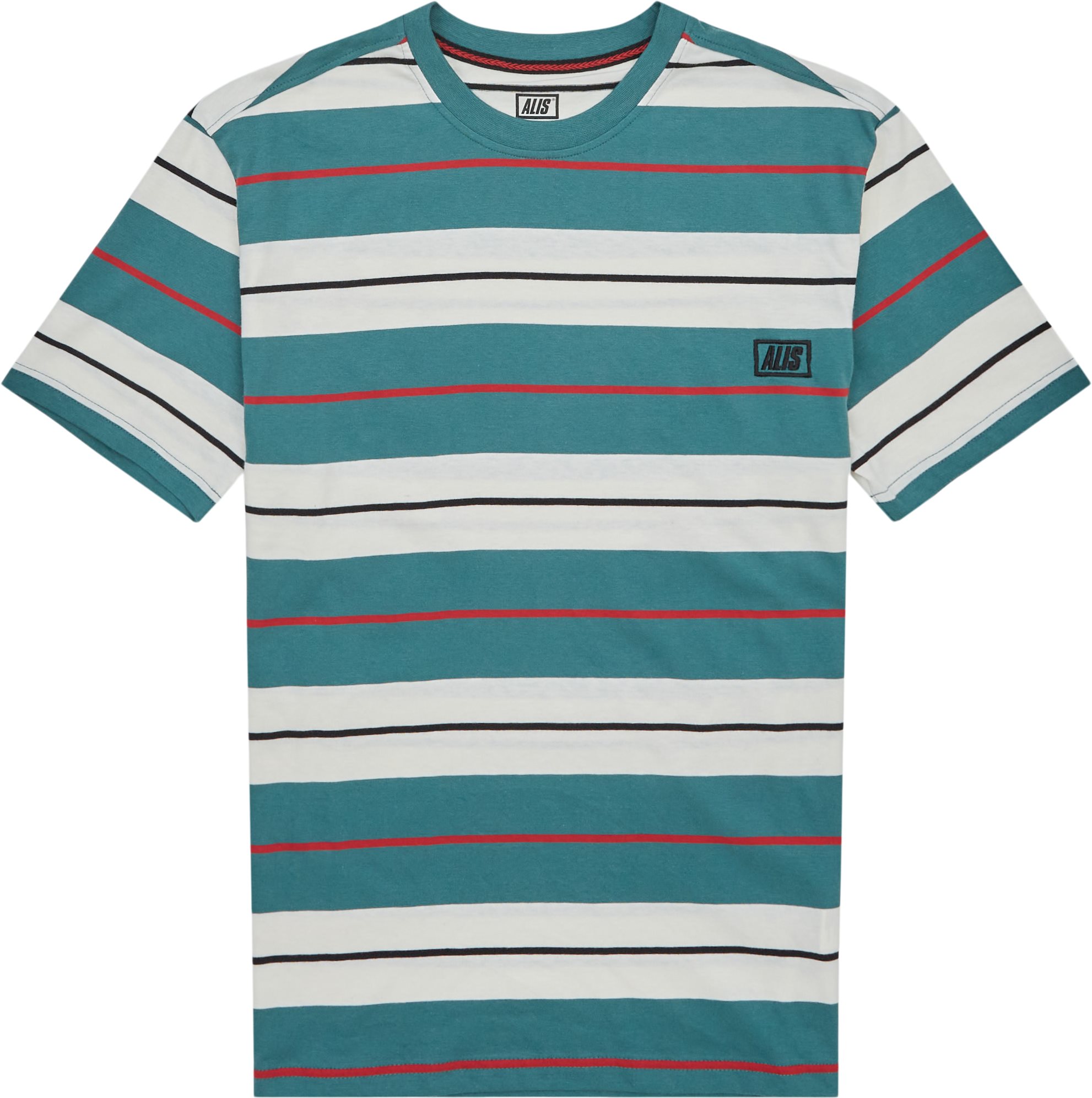 ALIS T-shirts STENCIL STRIPE T-SHIRT AM3064-221 Green