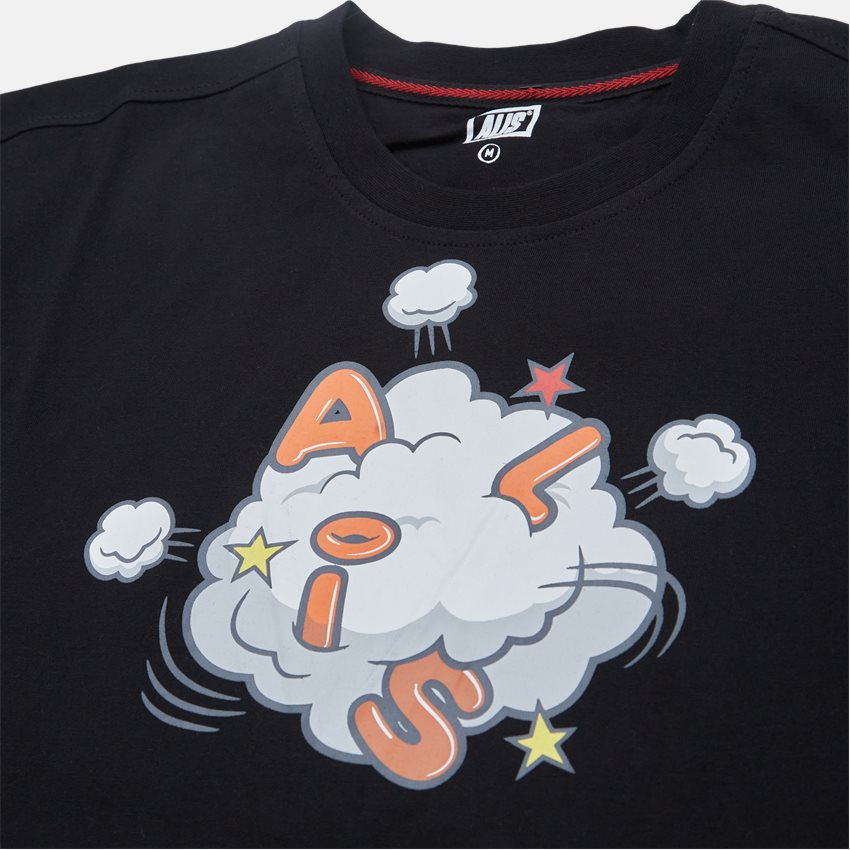 ALIS T-shirts RUMBLE T-SHIRT AM3086 SORT