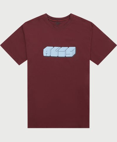 ALIS T-shirts CUBE T-SHIRT AM3090 Bordeaux
