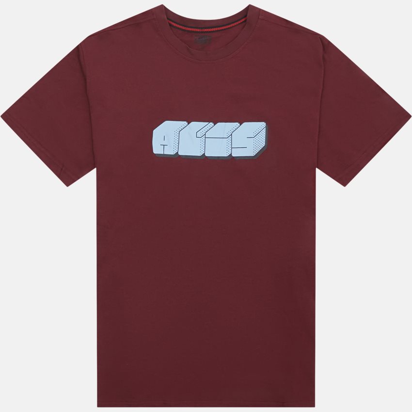 ALIS T-shirts CUBE T-SHIRT AM3090 BORDEAUX