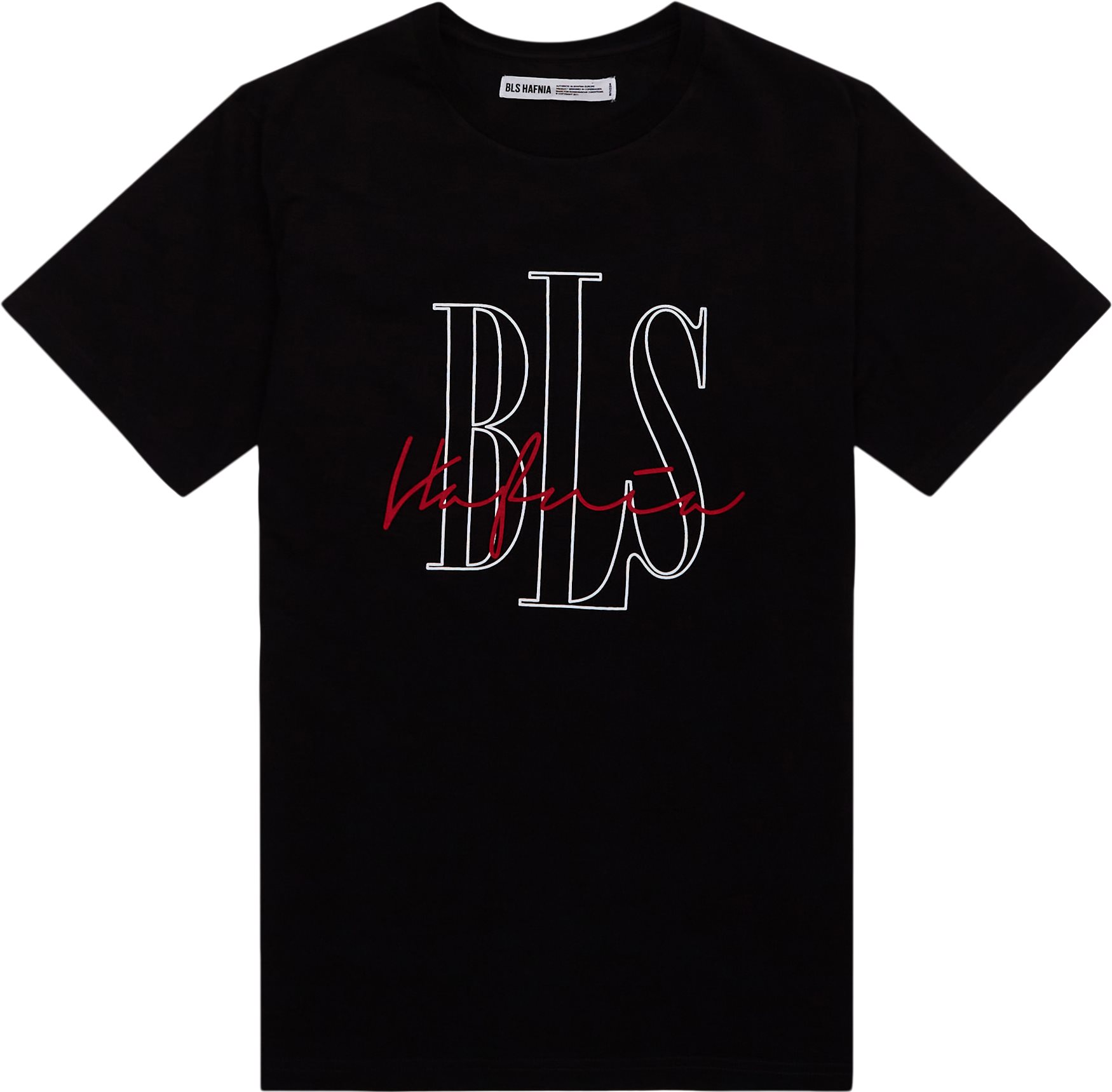 BLS T-shirts OUTLINE LOGO T-SHIRT 202208082 Black