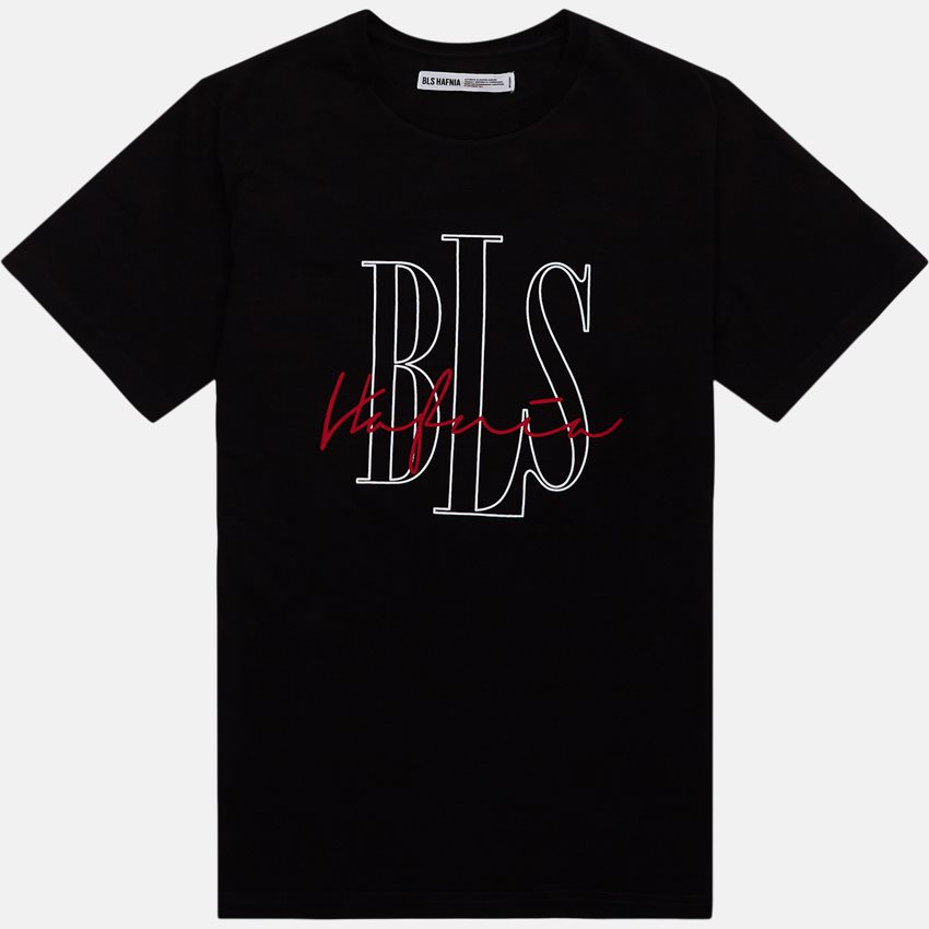 BLS T-shirts OUTLINE LOGO T-SHIRT 202208082 SORT