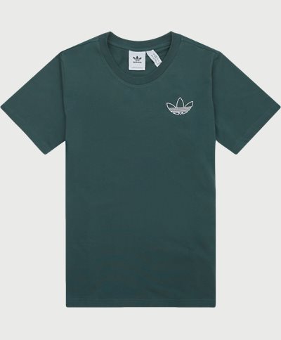 Adidas Originals T-shirts TREF SER T HK2784 Grön