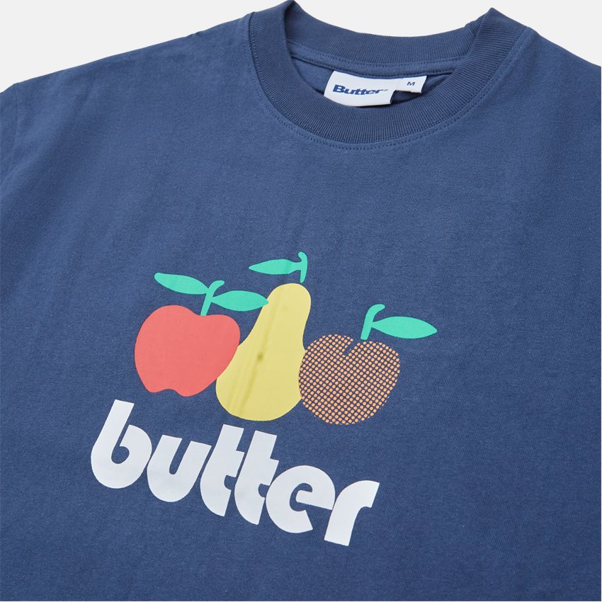 Butter Goods T-shirts ORCHARD TEE DENIM