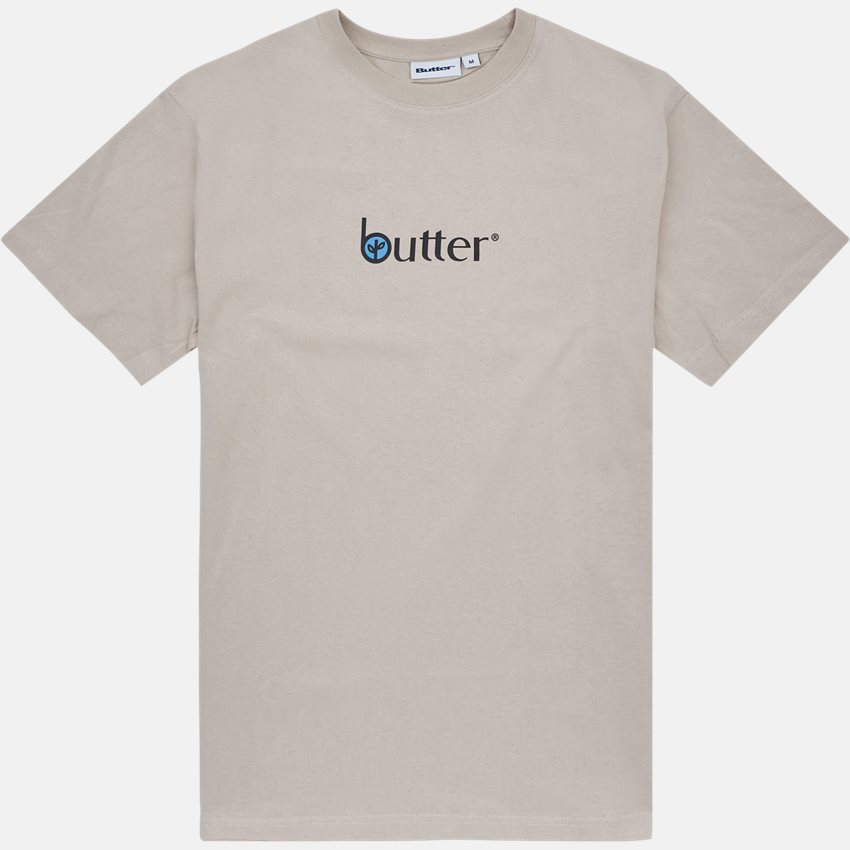 Butter Goods T-shirts LEAF CLASSIC LOGO TEE SAND