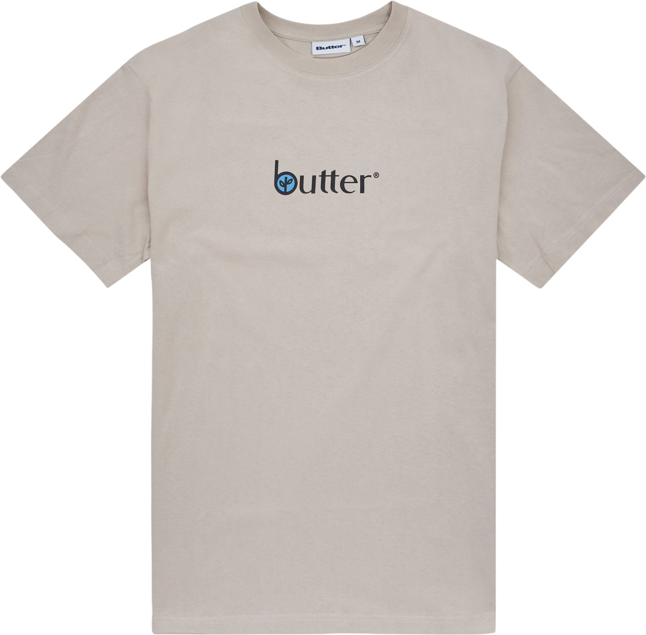Butter Goods T-shirts LEAF CLASSIC LOGO TEE Sand