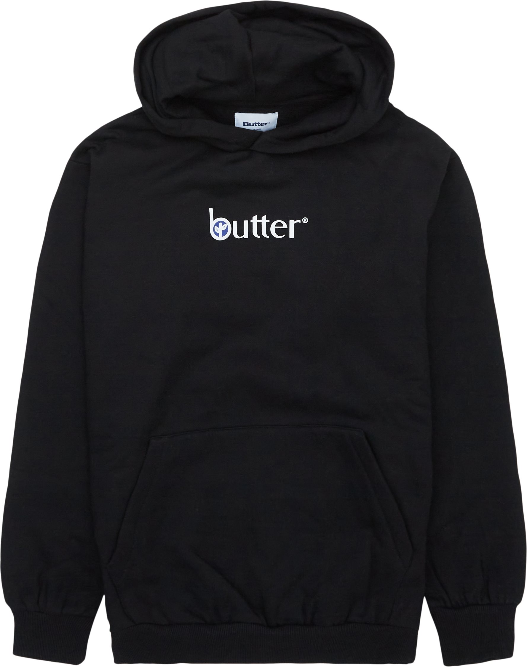 Butter Goods Sweatshirts LEAF CLASSIC LOGO PULLOVER HOOD Sort