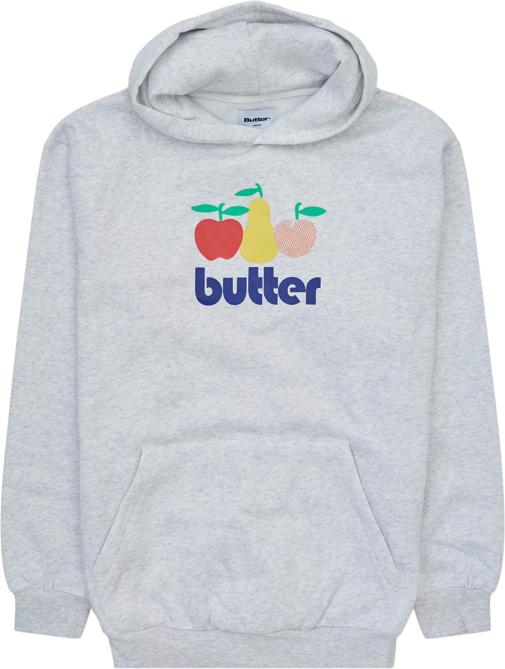 Butter Goods Sweatshirts ORCHARD PULLOVER HOOD Grå