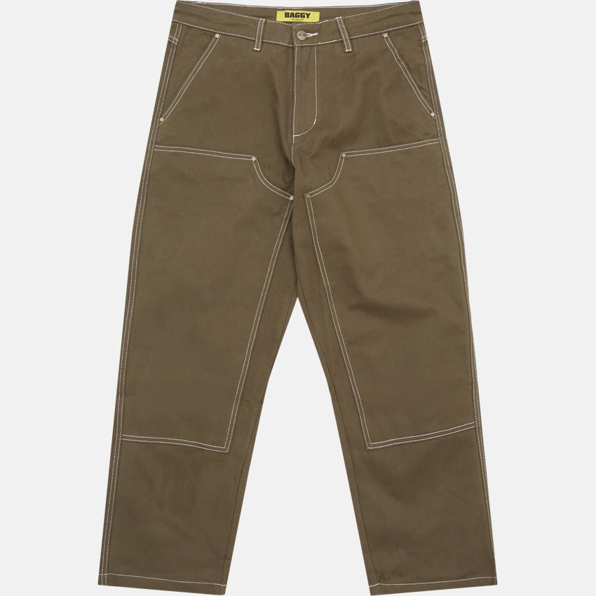 Butter Goods Byxor DOUBLE KNEE PANTS ARMY