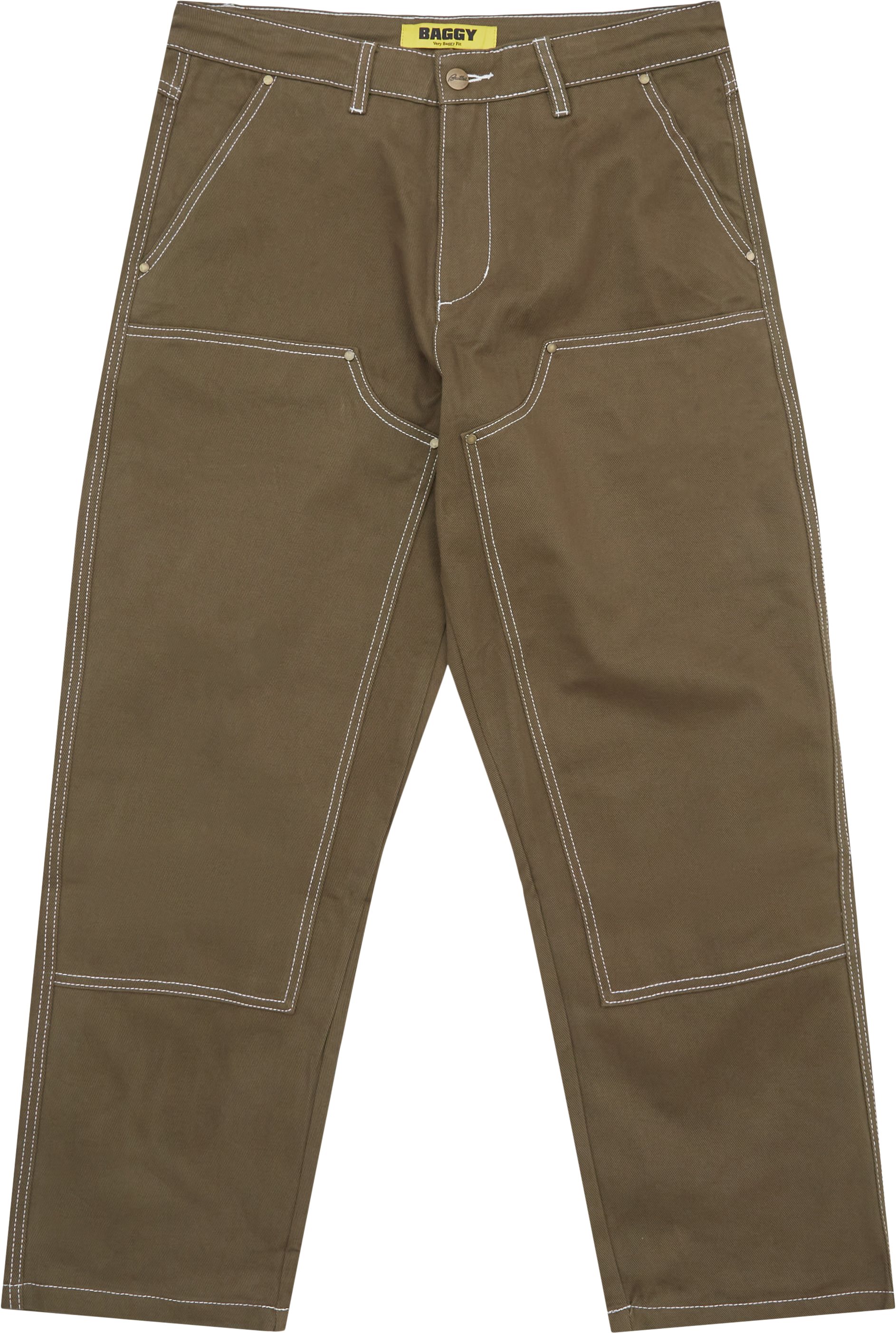 Butter Goods Bukser DOUBLE KNEE PANTS Army