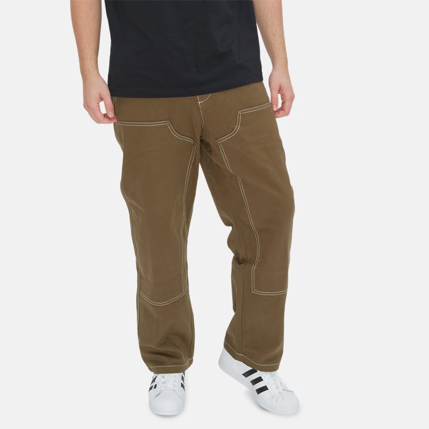 Butter Goods Trousers DOUBLE KNEE PANTS ARMY