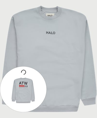 HALO Sweatshirts GRAPHIC CREW 610250 Grå