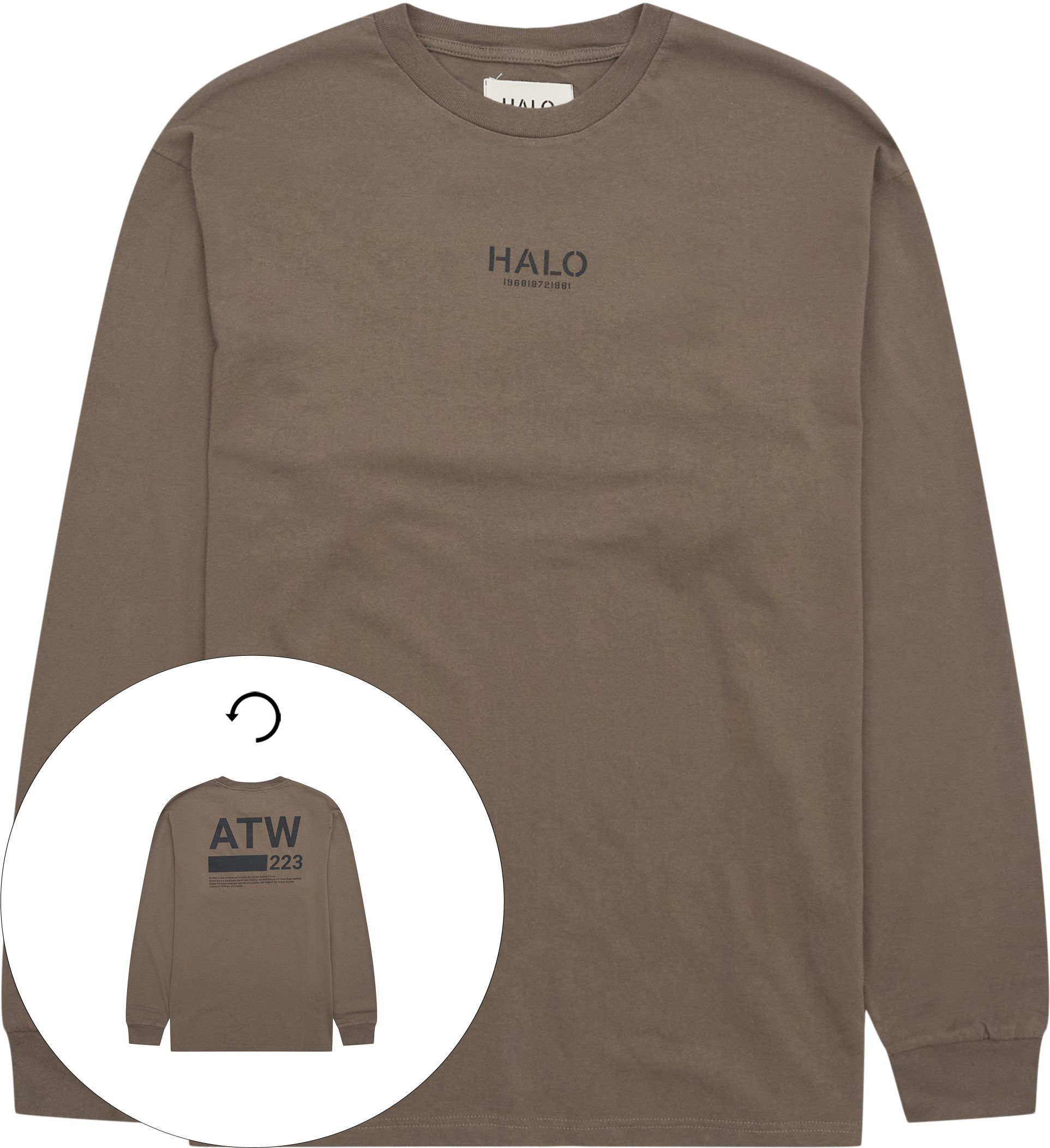 HALO T-shirts GRAPHIC LS TEE 610263 Armé