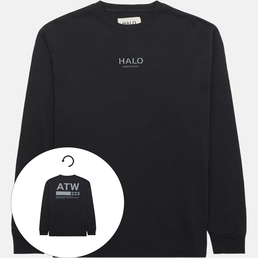 HALO T-shirts GRAPHIC LS TEE 610263 SORT