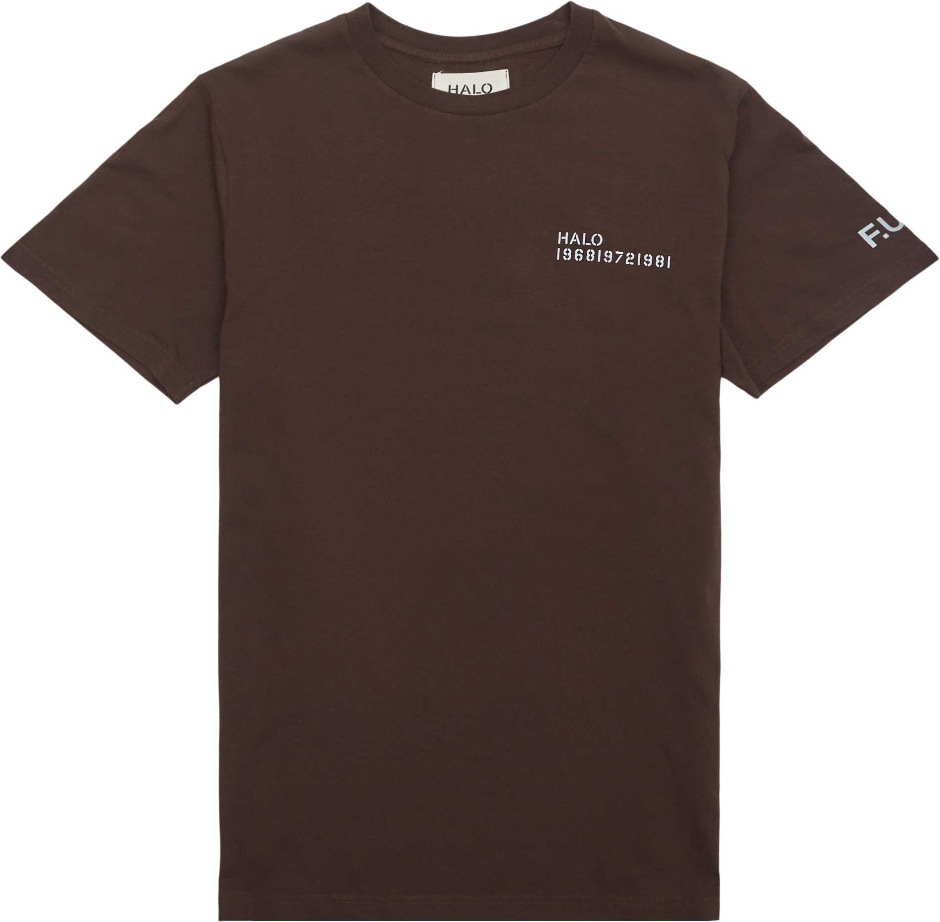HALO T-shirts COTTON TEE 610048 AW22 Brown