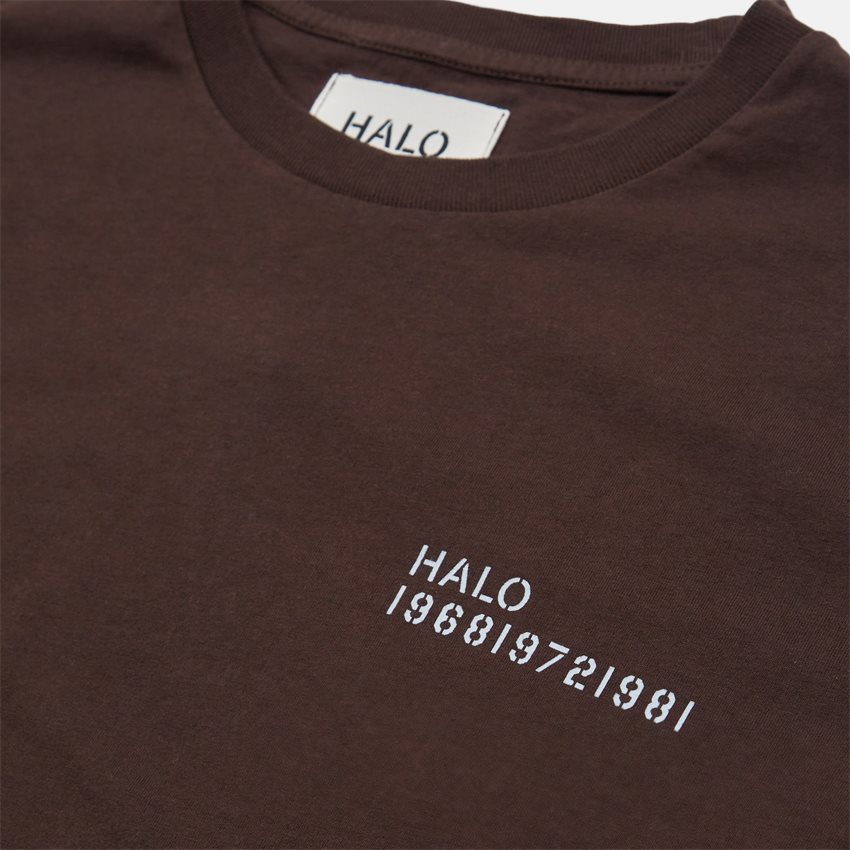 HALO T-shirts COTTON TEE 610048 AW22 BRUN