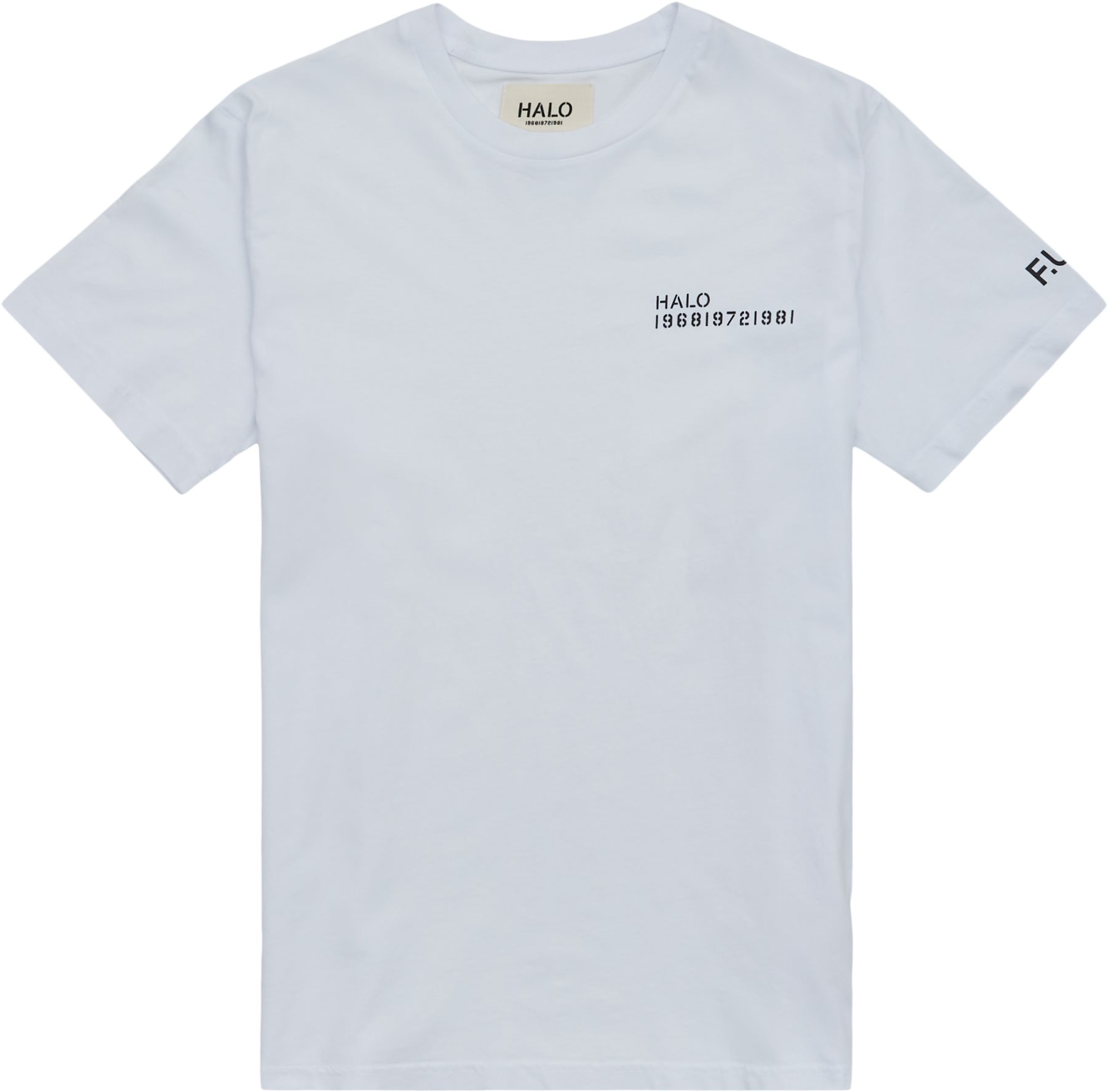 HALO T-shirts COTTON TEE 610048 AW22 Hvid