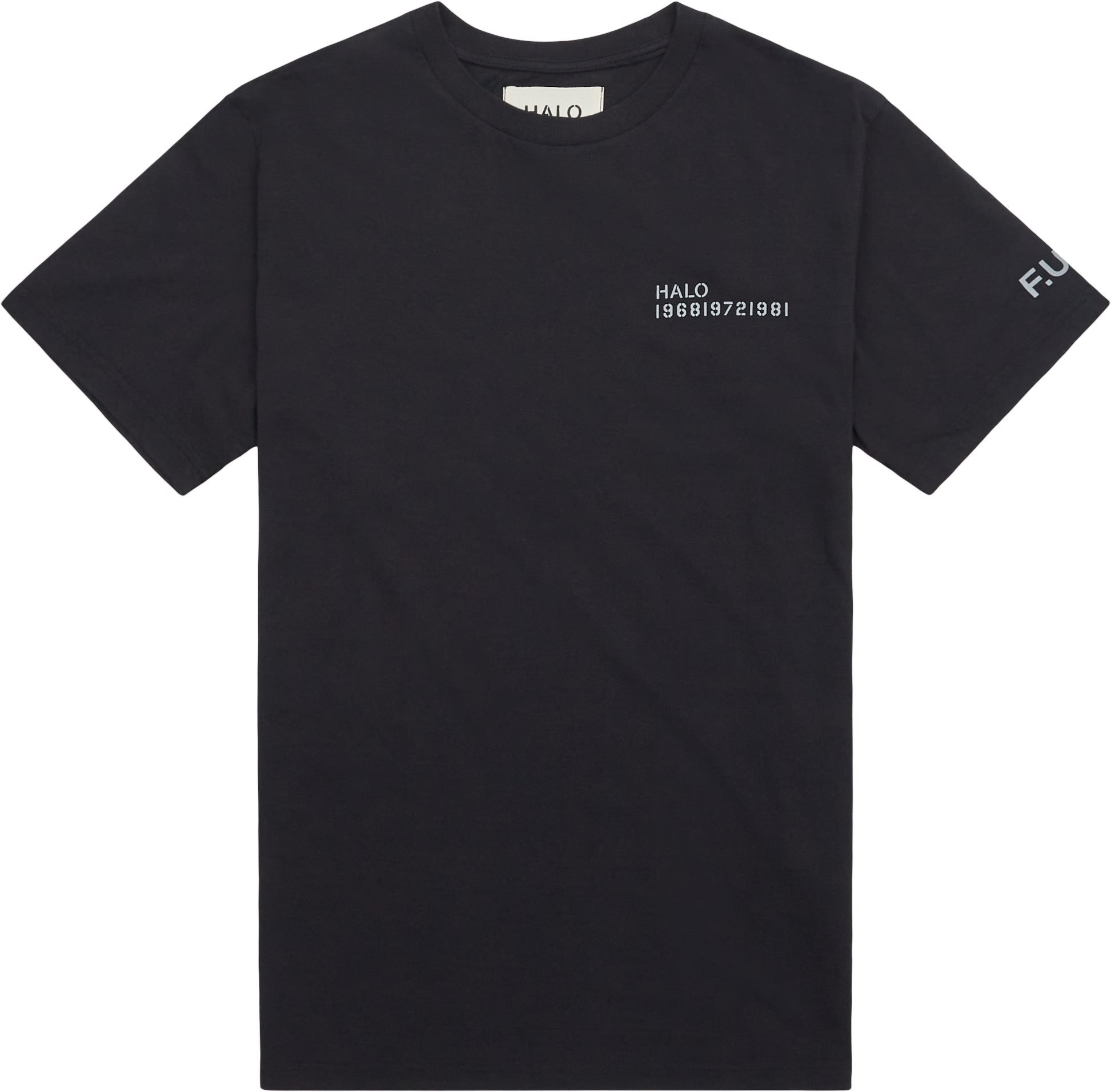 HALO T-shirts COTTON TEE 610048 AW22 Black