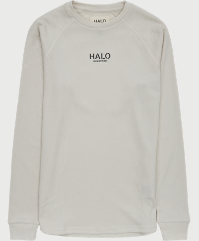HALO T-shirts WAFFLE LS 610022 AW22 Sand