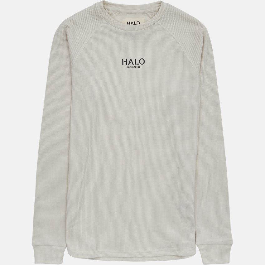 HALO T-shirts WAFFLE LS 610022 AW22 SAND